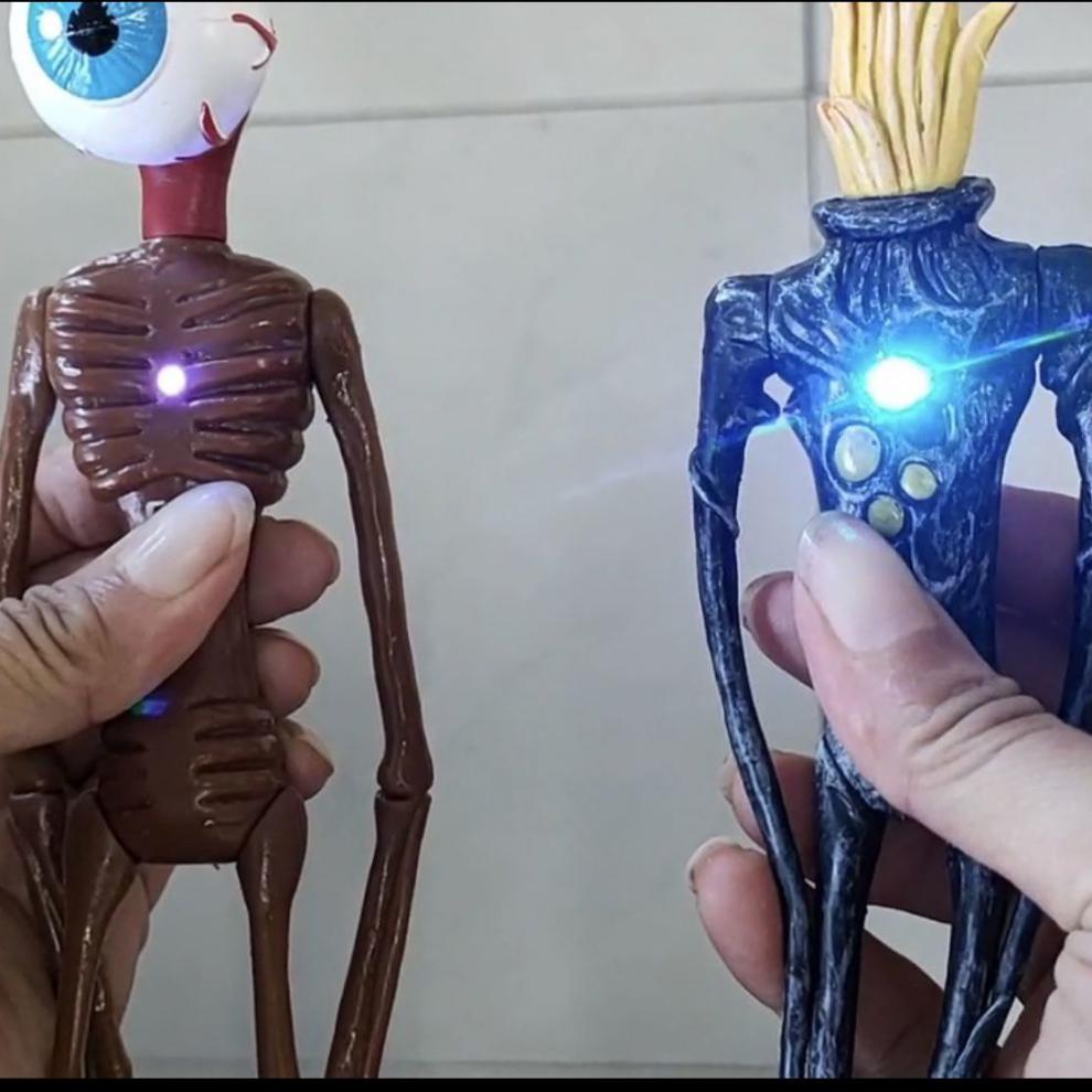 警笛1 头手办 汽笛 1人6789 警急头路灯头紧急头玩具游戏周边人偶模型