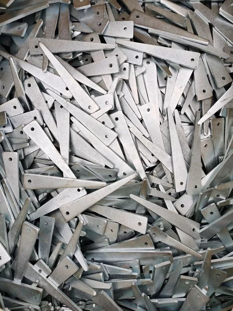 方柱扣销子铁销片紧固件加固件配件销板梁夹具销片三角销片斜铁 本色