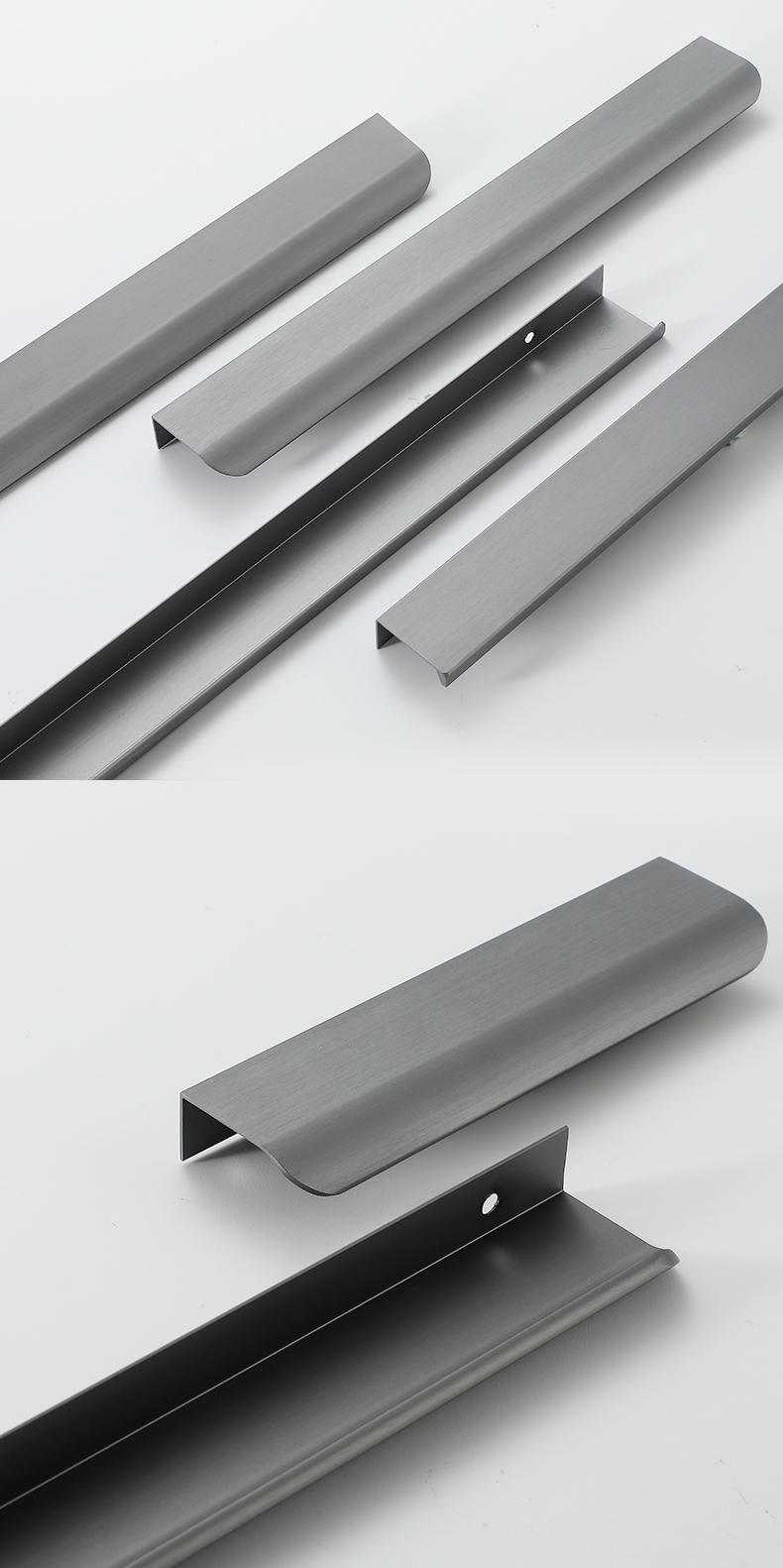 隐形柜门拉手现代简约长拉手通体大衣柜加长超长条一门到顶门把手