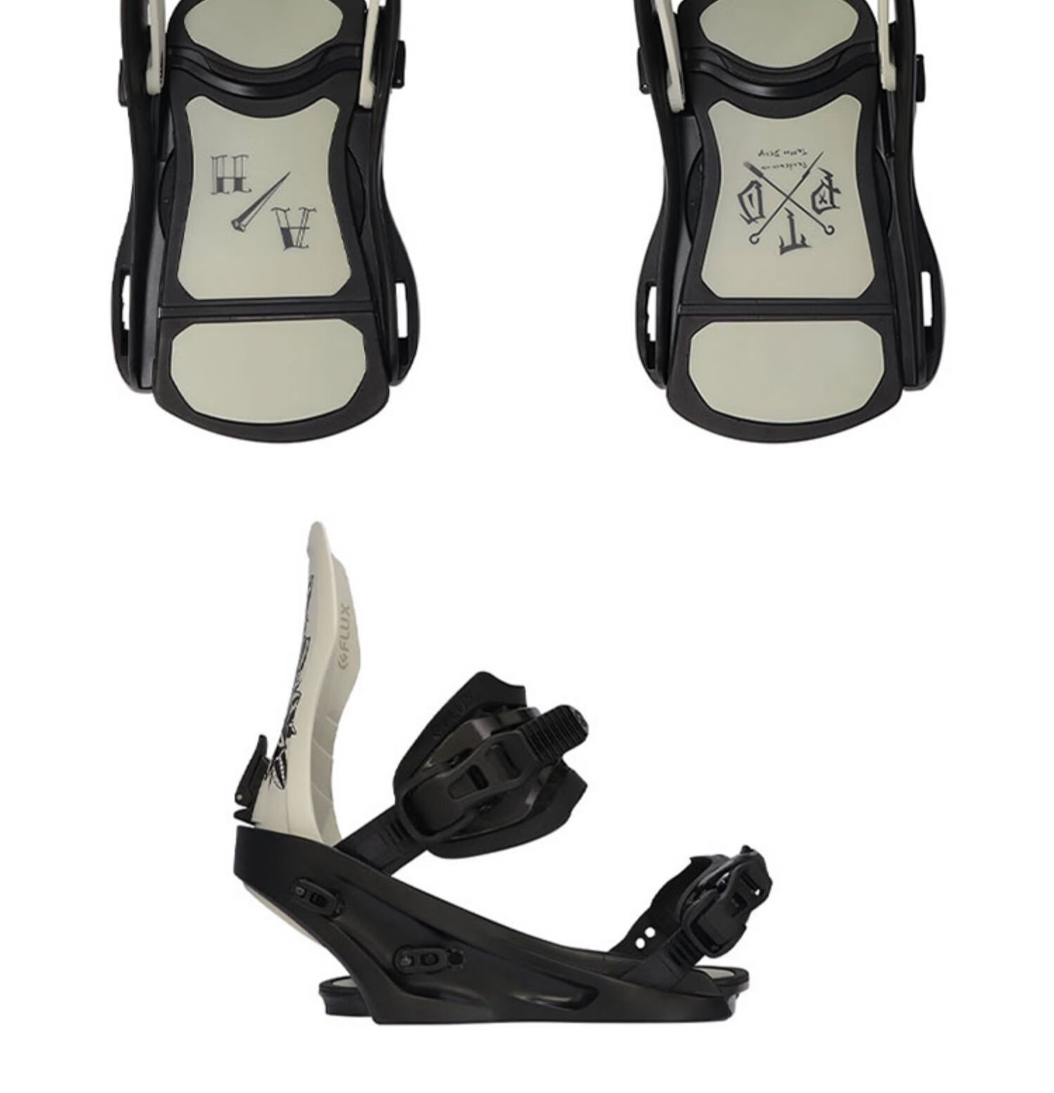 冷山雪具21新款fluxxf滑雪固定器单板男女款超轻公园滑行刻滑鸳鸯色m