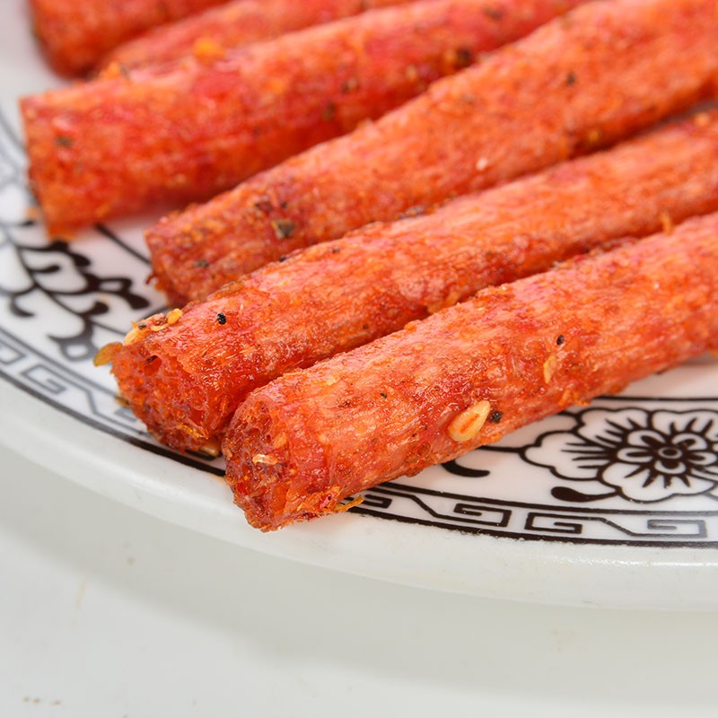 香辣素肥肠 麻辣条麻辣根8090后怀旧小吃零食品调味面制品40克 25包
