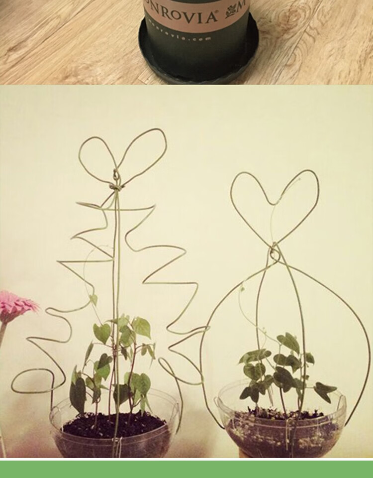 园艺铁丝线园艺包塑花艺铁丝手工diy铁线软铁丝家用植物造型花架材料