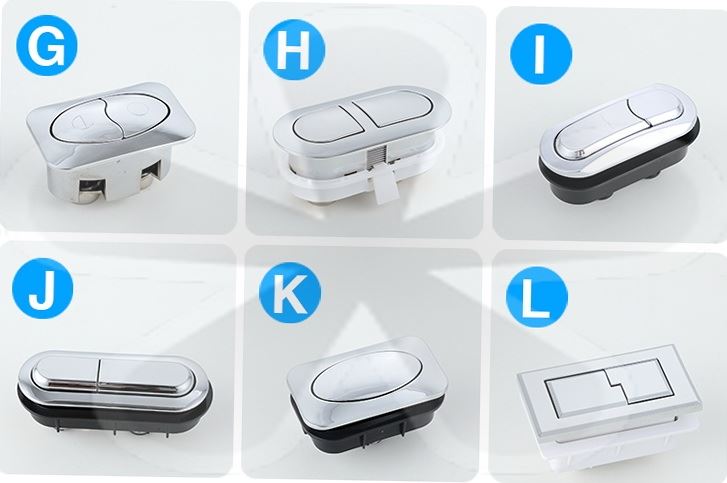 坐便器配件大全水箱按钮通用老式马桶按键按压器冲水按钮坐便按钮 b款