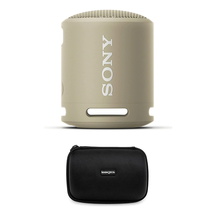 索尼sonyxb13extrabass便携式防水防尘无线扬声器带硬壳套珊瑚色