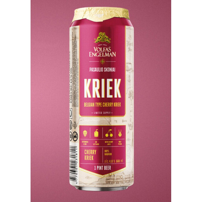 沃夫狼精酿啤酒568ml24听装立陶宛volfas沃夫狼ipa精