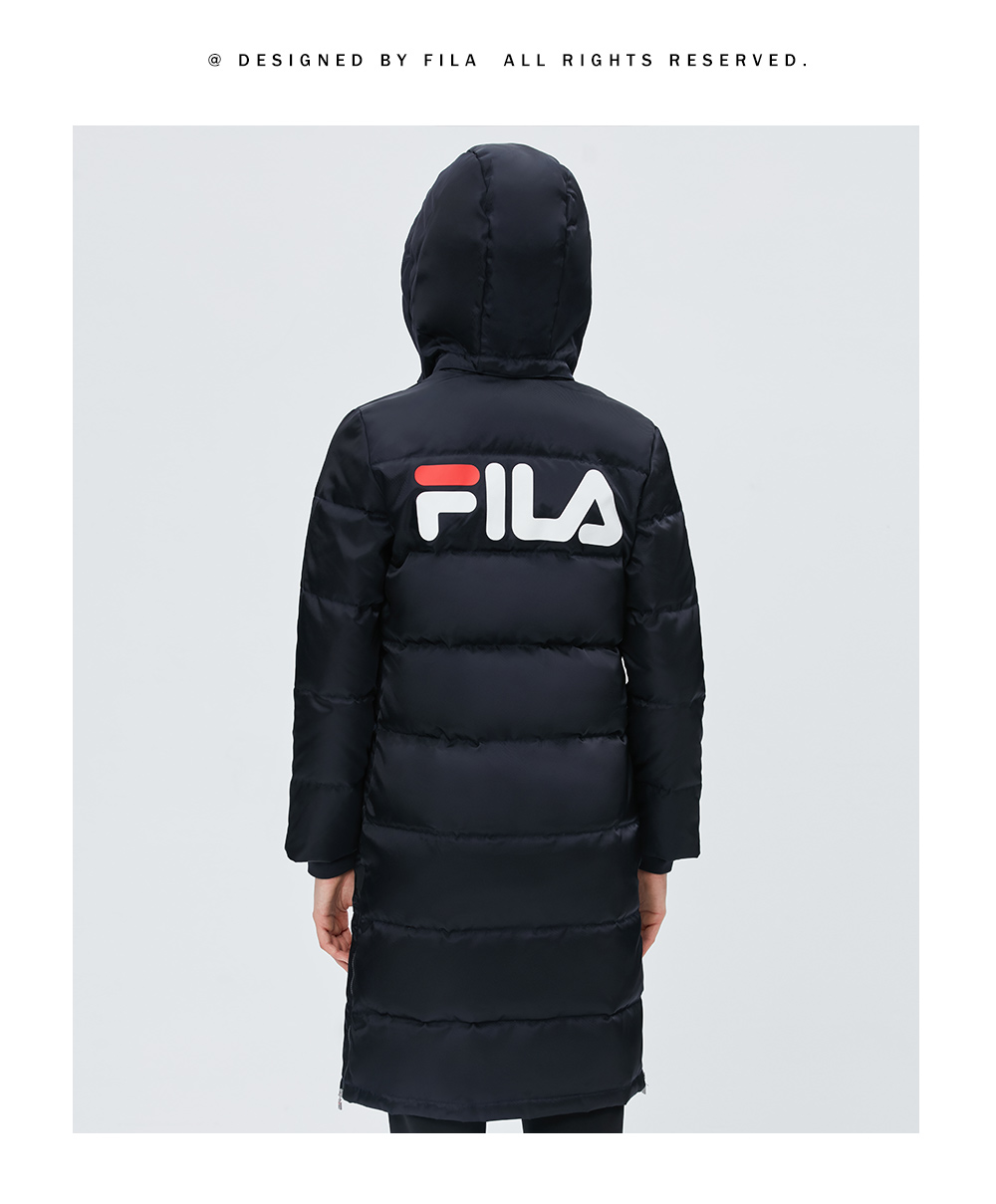 fila 斐乐女装white line系列官方 女子羽绒服2019冬季新款运动宽松