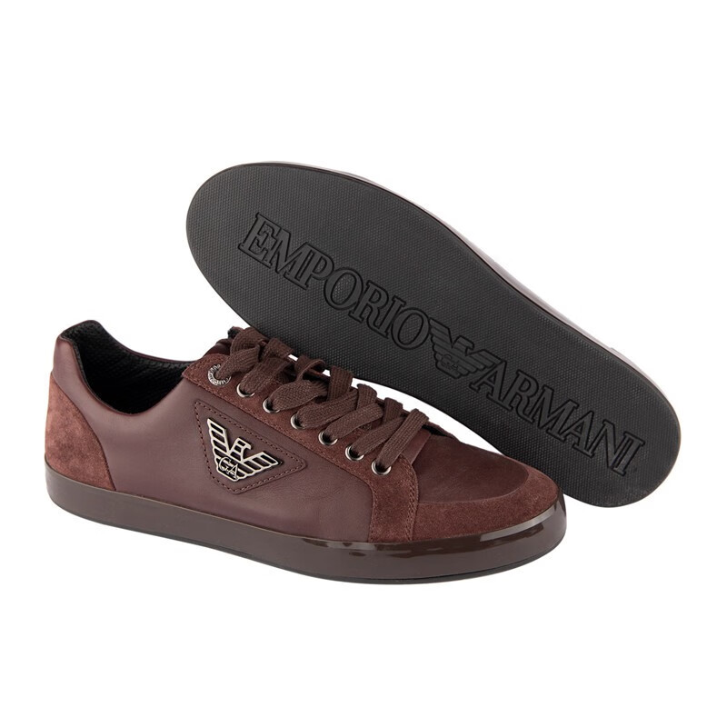 emporioarmani安普里奥阿玛尼鞋子女士低帮绑带板鞋休闲鞋x4x081xb496