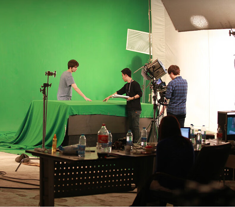 抠像布抖音直播绿布直播间背景布大尺寸定制幕布拍照抠图绿屏8 【影视