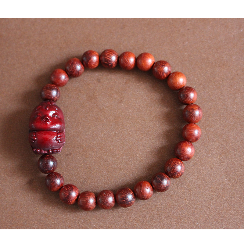 红桃木十二属相卡通生肖手链民族风手串鼠牛虎兔龙蛇马羊猴鸡狗猪 马