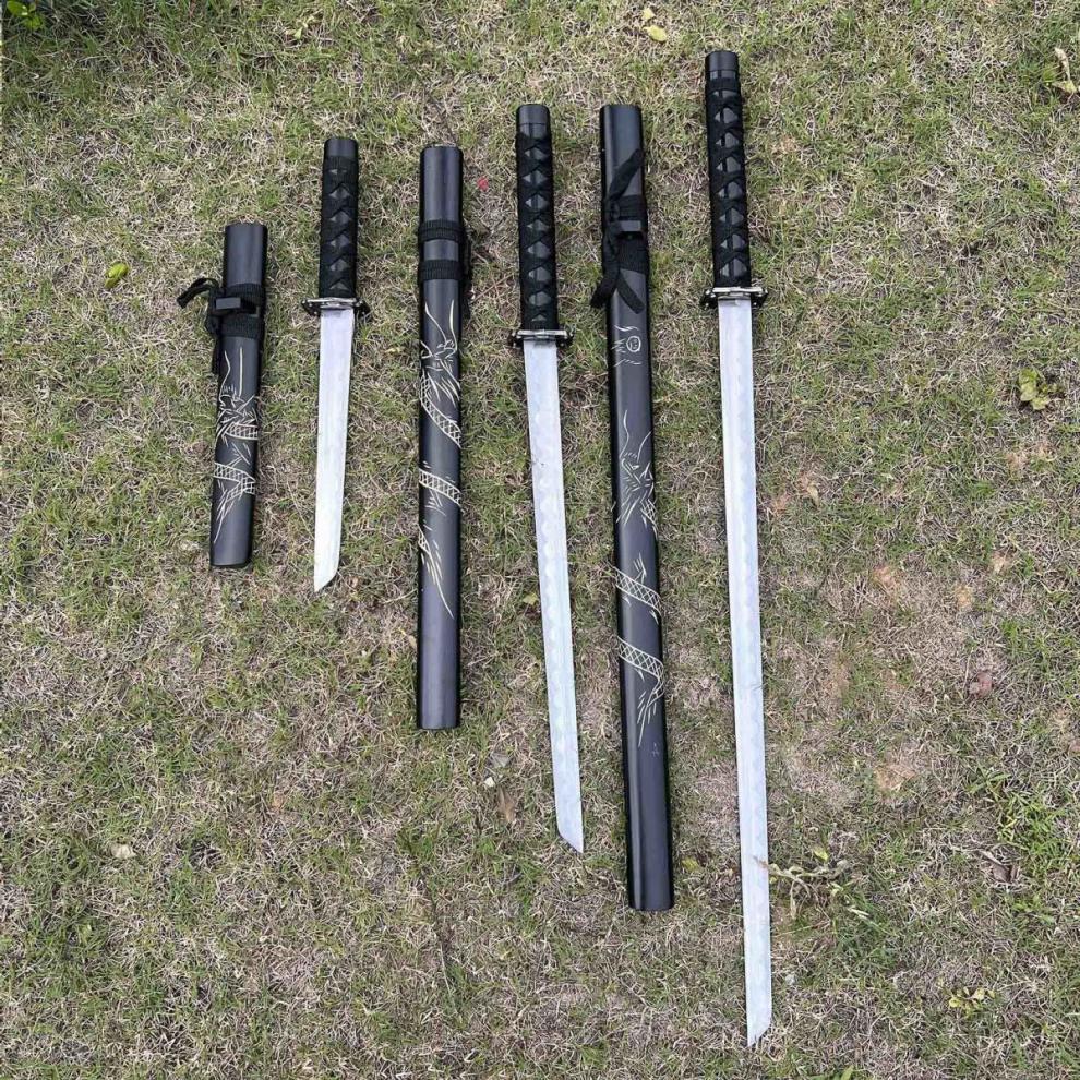 冷器户外长刀车载防身一体棍中刀户外防身宝剑刀具长款硬冷兵未开刃