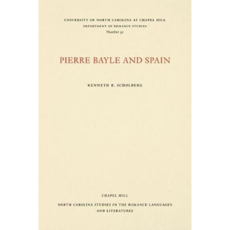 按需印刷Pierre Bayle and Spain[9780807890301]