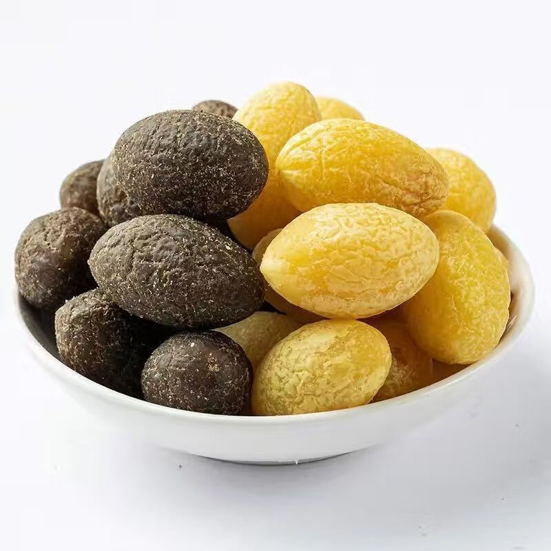 凯偲洽 黄橄榄潮汕特产500g组合休闲蜜饯果干甘草橄榄100g 黄橄榄250g