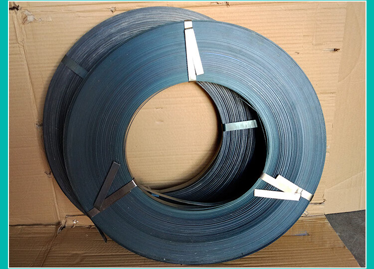 铁皮打包带钢带烤蓝镀锌打包铁带1632mm宽40kg捆包带铁皮扣下单请咨询