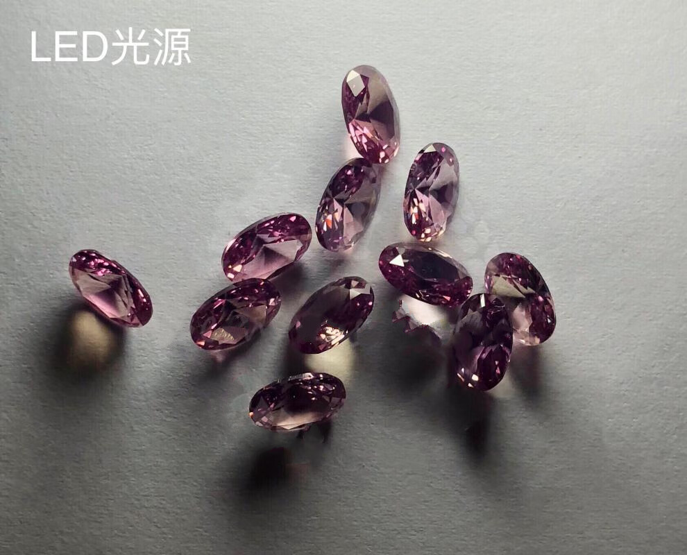 焰熔法宝石 焰熔法 仿变石石 宝石标本 首饰镶嵌裸石