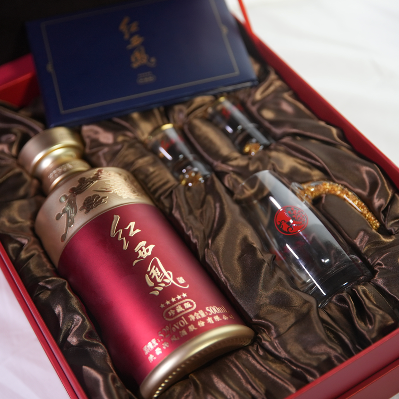 11预售】西凤酒 52度红西凤酒 珍藏版 凤香型 高端送礼白酒 单瓶500ml