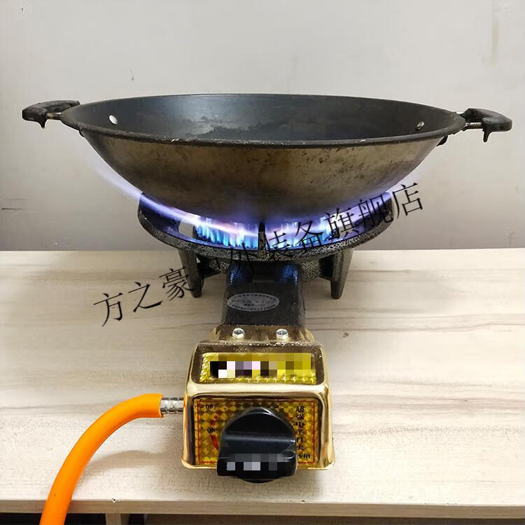 方之豪带熄火保护装置煤气灶低压燃气灶商用自动断气猛火炉液化气单灶