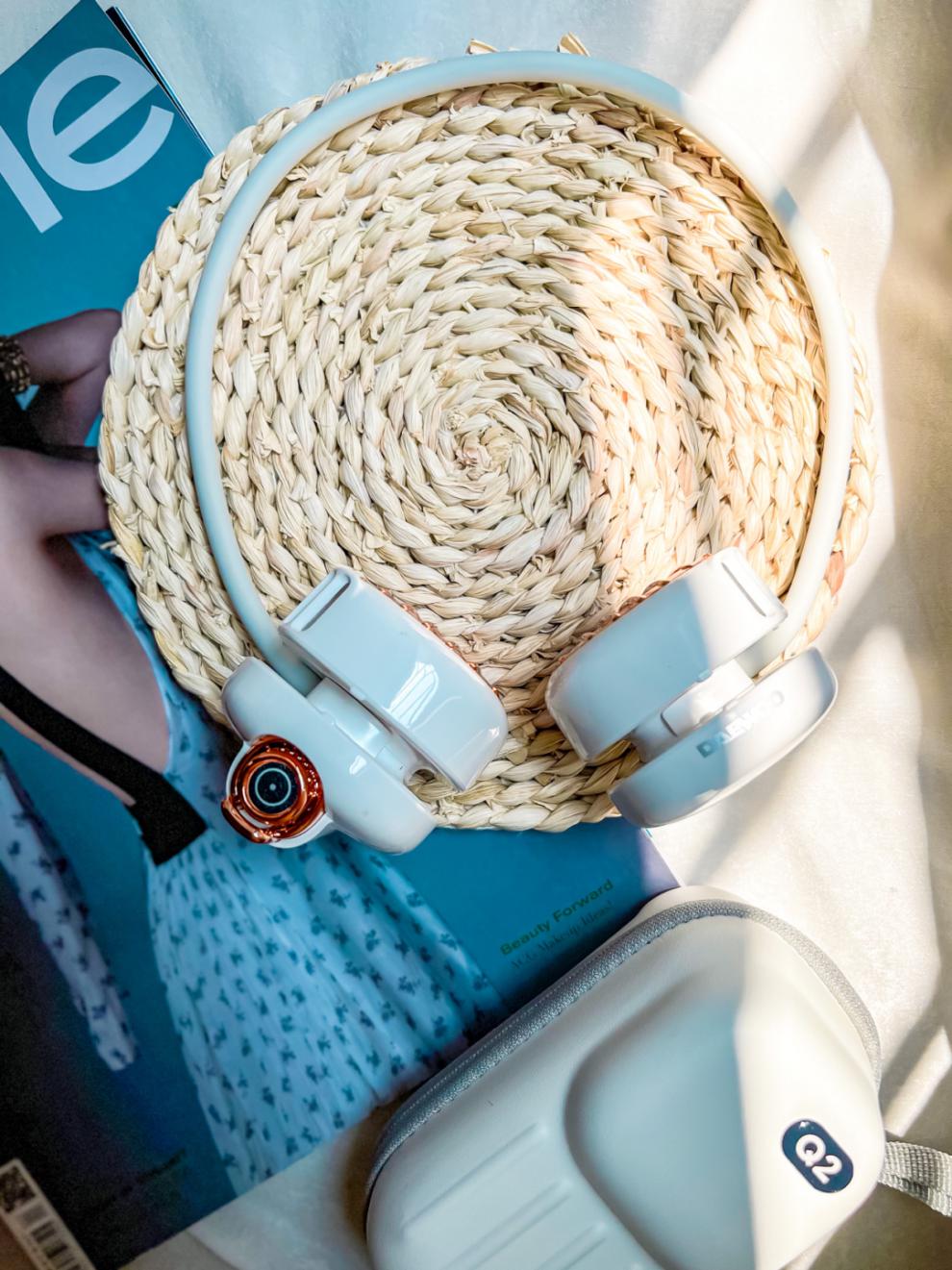 韩国大宇挂脖风扇韩国大宇挂脖小风扇q2便携式迷你涡轮无叶风扇usb可