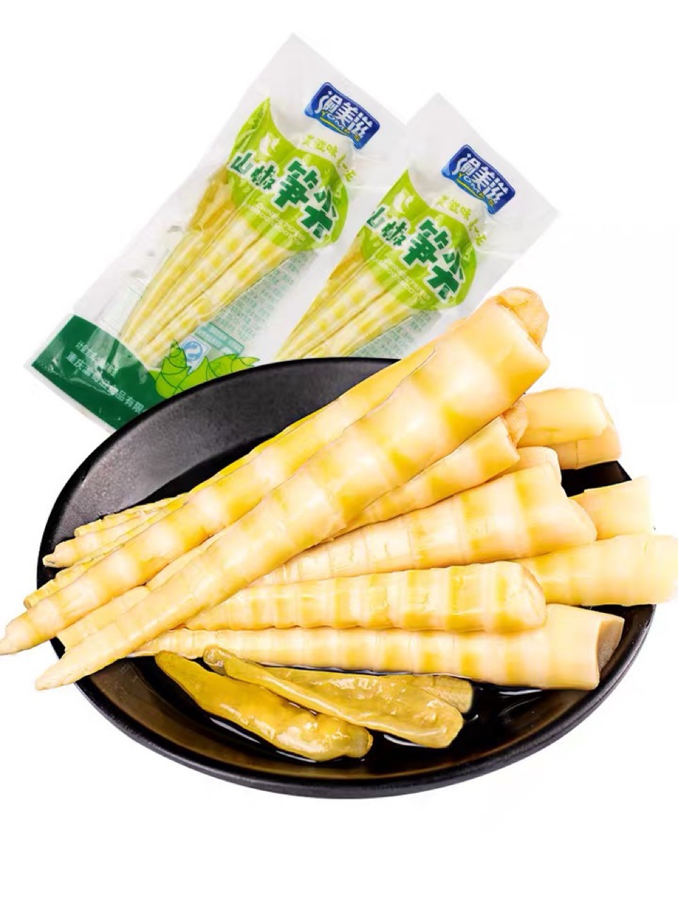 5折 泡椒柠檬笋尖1000g竹笋脆小包袋装网红即食笋干小吃零食品 柠檬