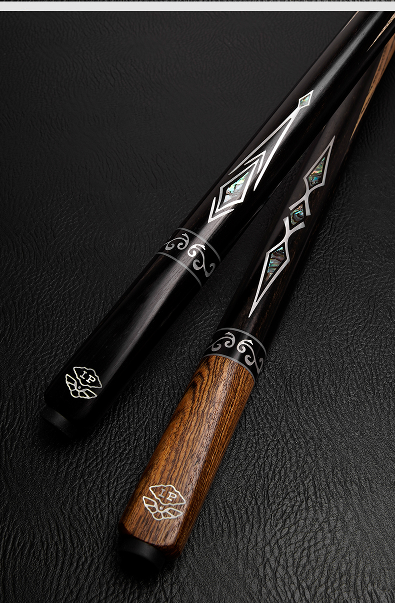 lp战神台球杆小头通杆斯诺克中式8球球杆黑8台球通杆桌球杆 战神Ⅱ通