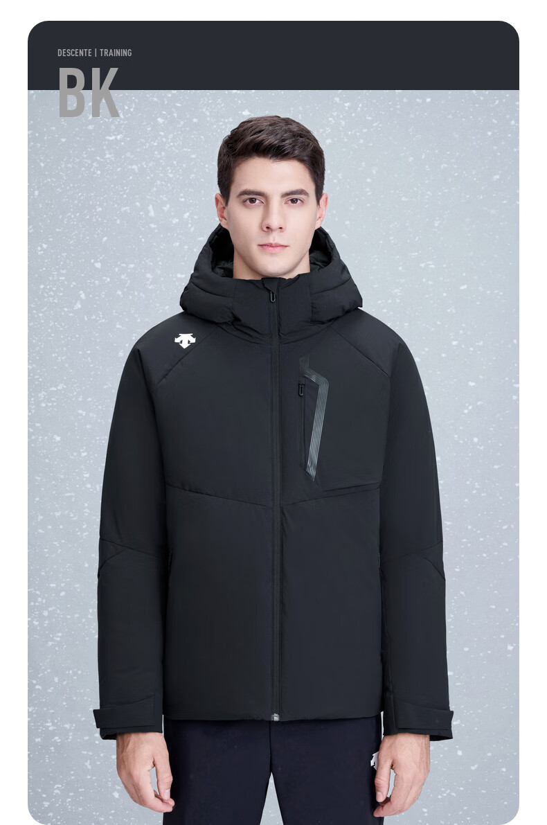迪桑特(descente) training系列 男子 羽绒服 d2491tdj51 bk-黑色 2xl