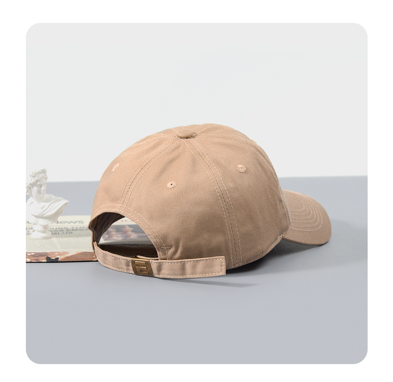 支持国货李·宁卡其色字母刺绣帽子夏季女设计感小众鸭舌帽情侣棒球帽