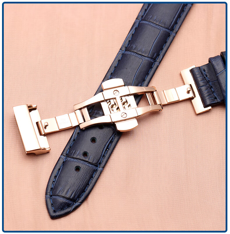手表带真皮男代用阿玛尼ar600086000919201923牛皮表链女2022mm配件