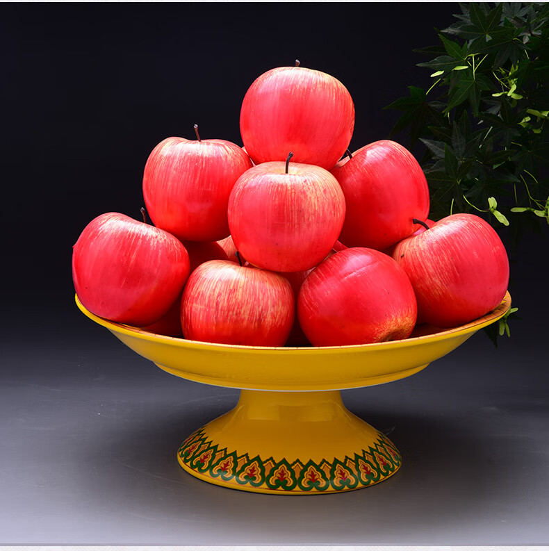 贡果盘 供盘家用供奉贡品供果盘佛前水果盘供佛上供莲花贡盘财神爷