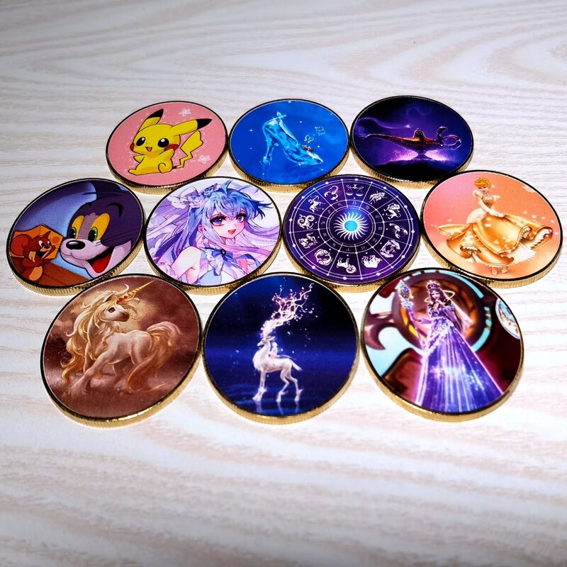 牙仙子金币 牙仙子金币许愿望奖励礼物小孩子换乳牙金币玩具儿童金属