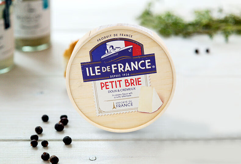 法国博格瑞法兰希小布里奶酪125g即食软质奶酪芝士briecheese制 迷你