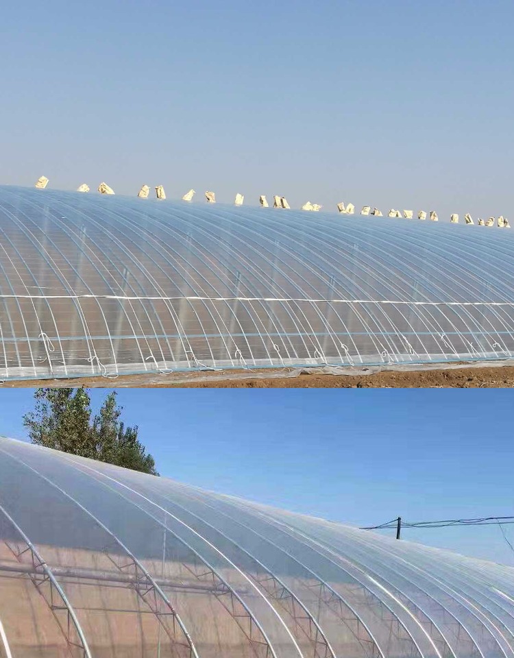 塑料农用薄膜温室大棚膜pe养殖黑白膜透明po膜加厚大棚无滴膜 国产