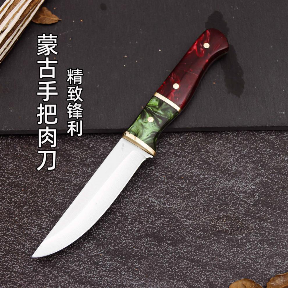 藏族手工刀老式蒙古手扒肉刀锋利吃肉刀分割随身带不锈钢家用小刀定制