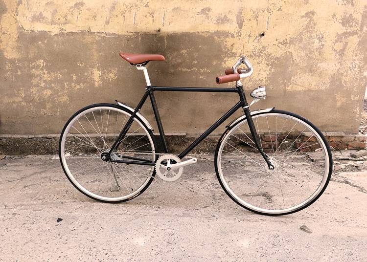 细轮胎自行车 mettler/梅勒 复古死飞自行车 男女款倒骑刹学生变速单