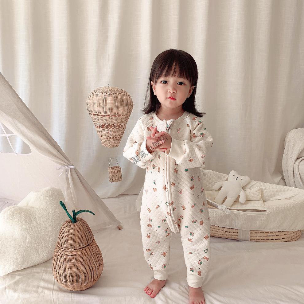 宝宝睡袋春秋款新生儿薄款儿童防踢被分腿睡袋四季通用男童女樱桃美女