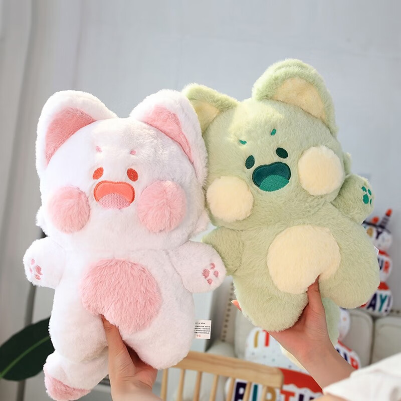 恒源祥(hyx) 恒源祥旗舰网红嘟嘟喵猫咪玩偶毛绒玩具女生睡觉抱暖手