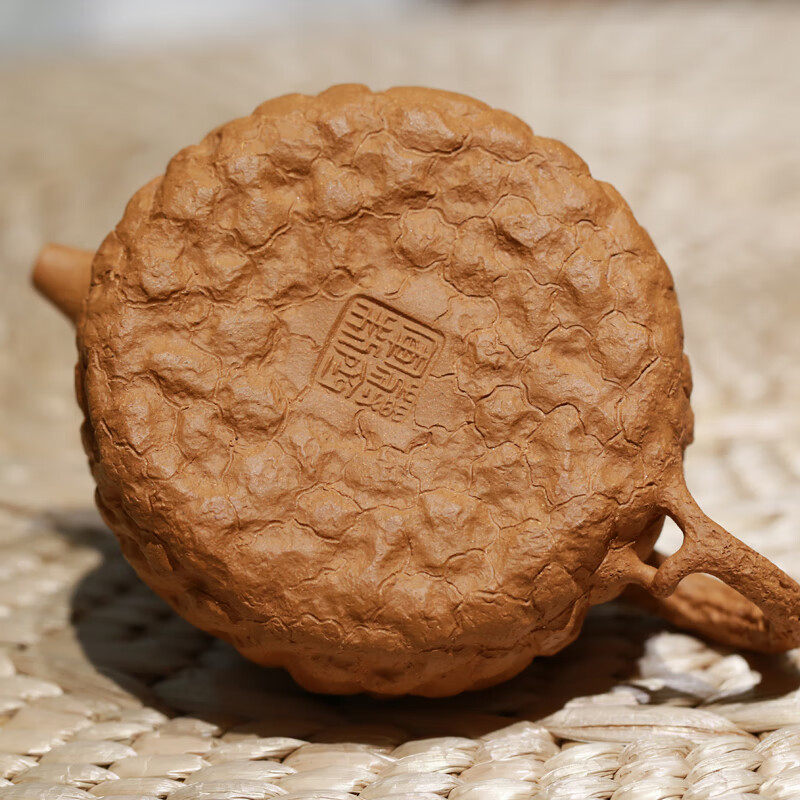 德轩堂宜兴名家蒋齐军纯手工供春壶原矿黄段泥金蟾供春紫砂壶家用泡茶