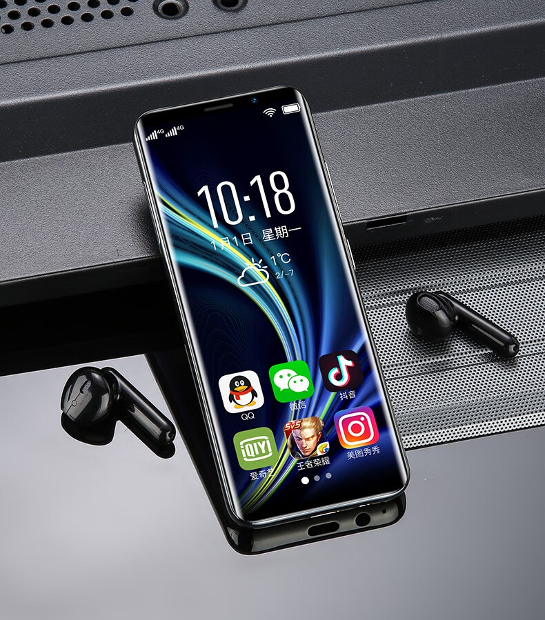 华为通用款w90 迷你智能小手机4g全网通小屏幕微型超小特小袖珍苹果网