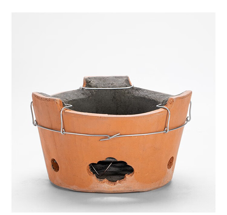 四川宜宾土火锅打边炉炭炉木炭火锅碳炉老式陶土灶炖锅室内家用商用