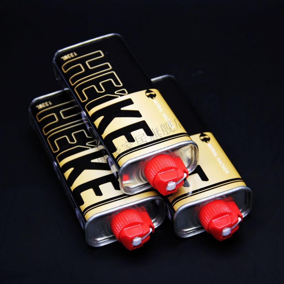 煤油燃料无味打火机煤油黑客清香型煤油打火机专用通用油火石棉芯1瓶