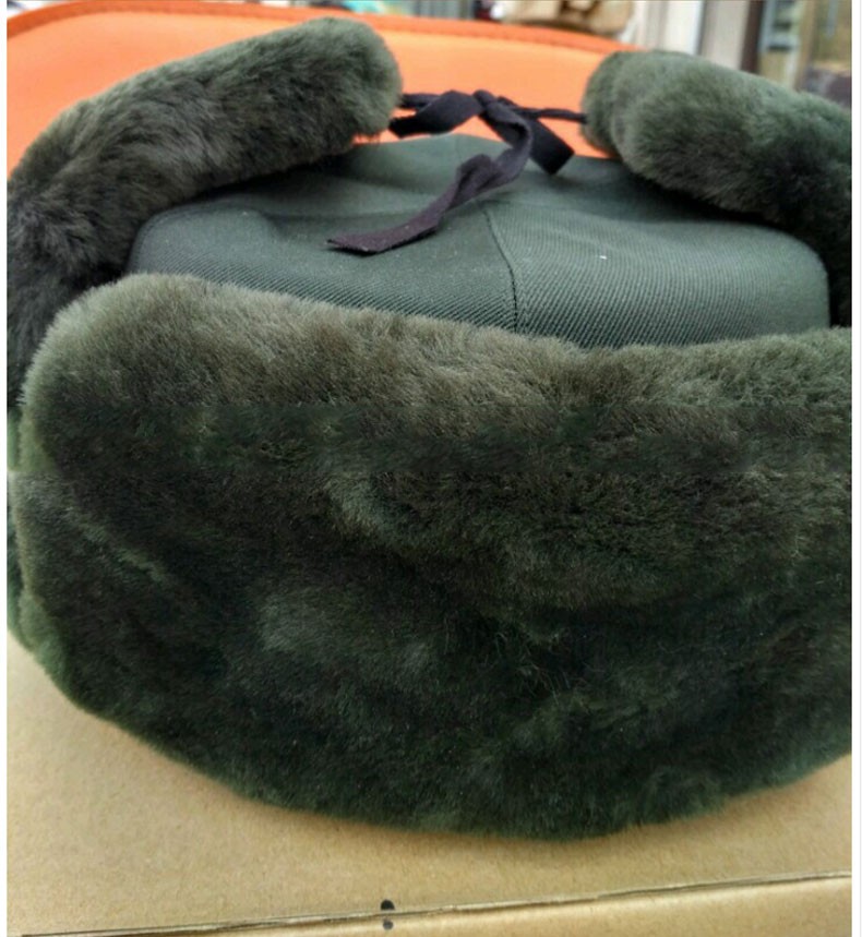 07棉帽 07陆寒区皮帽子 羊剪绒棉帽 雷锋帽 陆棉帽(寒区) 57