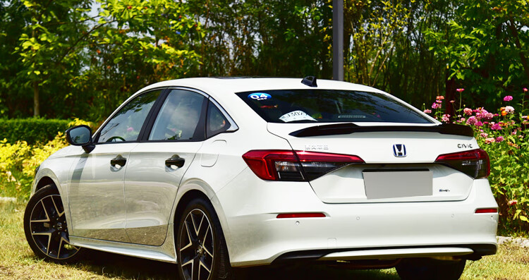 适用于22款本田型格尾翼十一代思域三厢思域专用原厂款高配 暗金蓝(高