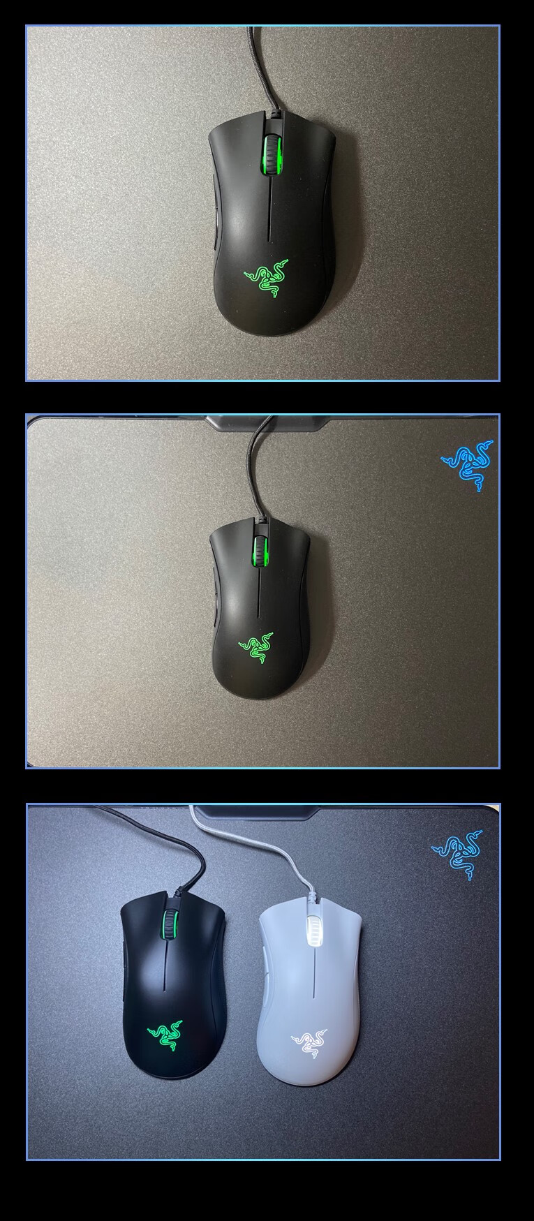 bmoi 毒蝰mini鼠标v2终级版炼狱蝰蛇标准版v2黑色白色电脑有线lolcf杰