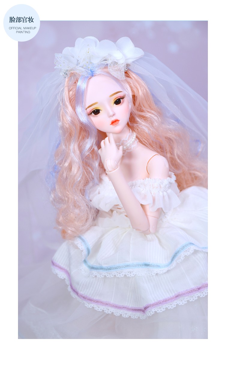 德必胜芭比娃娃套装大号礼盒60厘米bjd换装娃娃公主洋娃娃玩具女孩