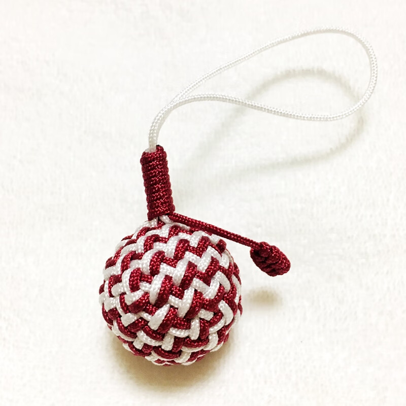 猴拳结手工编织菠萝球钥匙链创意汽车钥匙扣猴拳结球特色手机链有