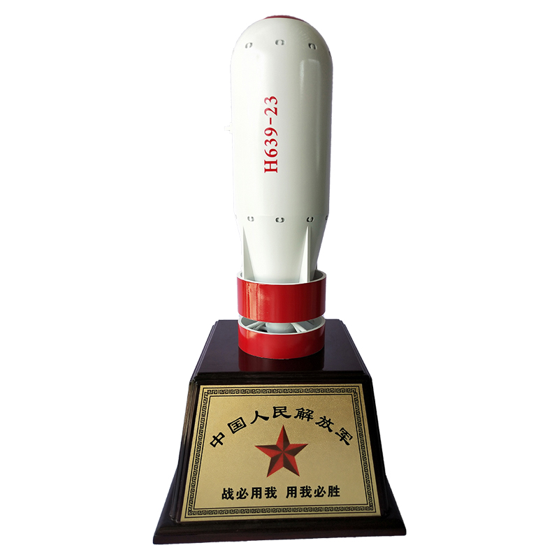 适用于定制金属核弹模型原氢弹东方红一号卫星两弹一星摆件仿真合金