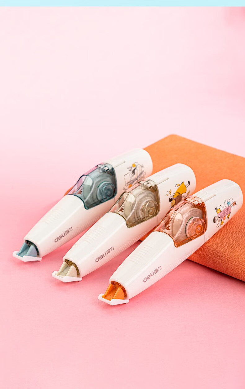 修正带可替换芯按动式涂改带文具用品限定卡通可爱迷你便携小型初中生