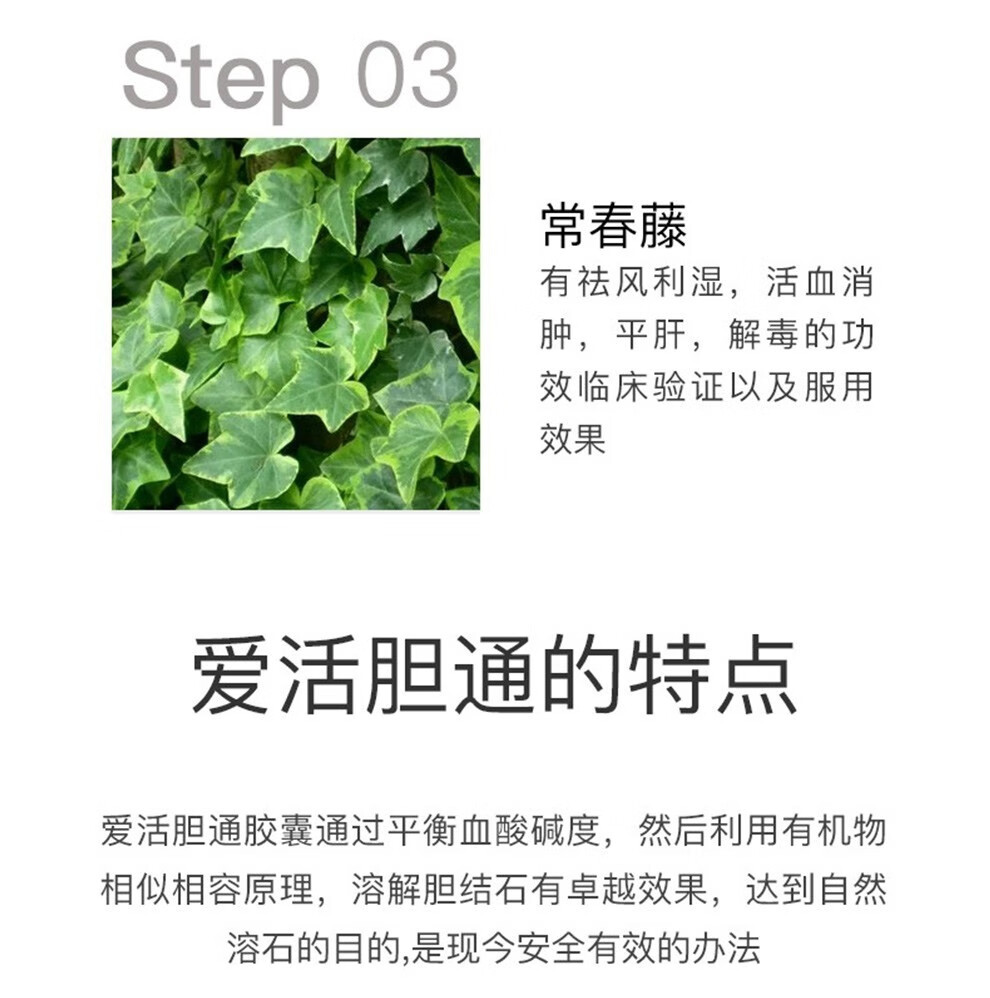 德国本土gallith爱活胆通常春藤胶囊胆囊结石肾尿膀胱结石可助溶石