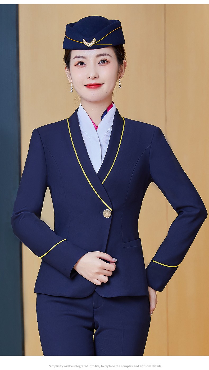 微羽轩马甲女职业装女装套装夏季南航空姐制服女士正装前台酒店专柜