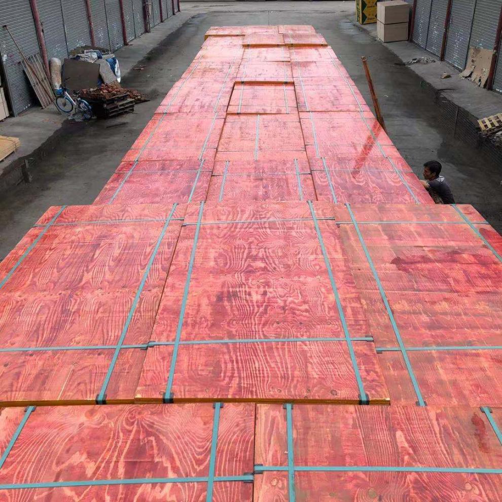 木板片防水耐磨建筑模板10mm胶合板户外隔板批发庭院阳台制模桉木 16