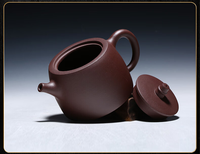 丰陶张生 宜兴名家纯全手工紫砂壶大小容量汉铎单人泡茶壶家用功夫