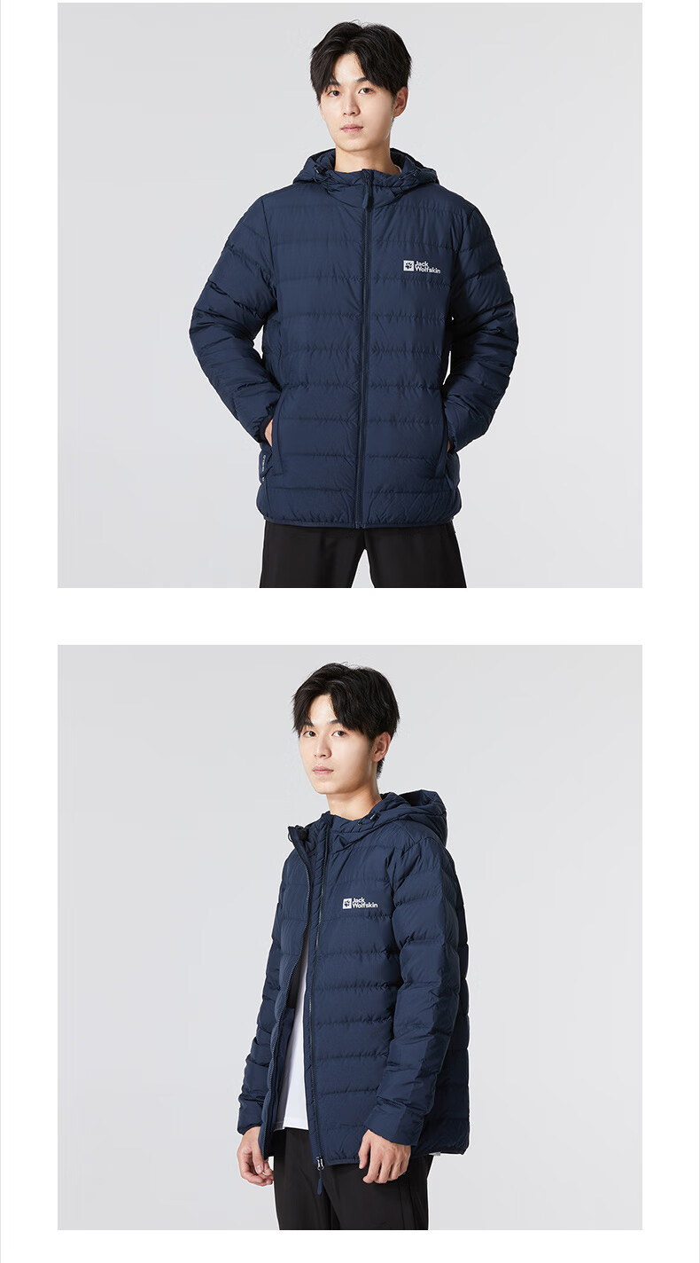 jack wolfskin狼爪官方羽绒服男22秋冬新款户外防泼水防风保暖700蓬